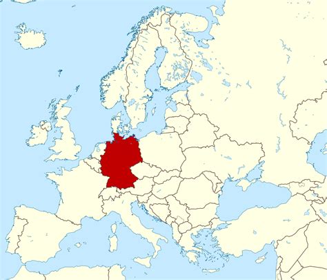 alemania mapa en europa